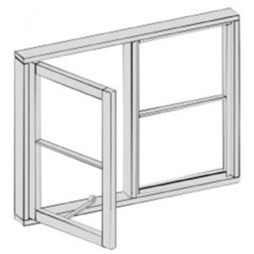 Casement Window 2 Architect Sketch