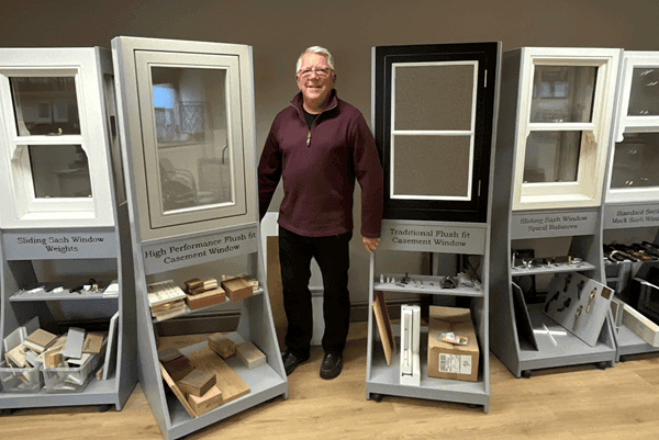 Nigel Hockin in GBS Showroom